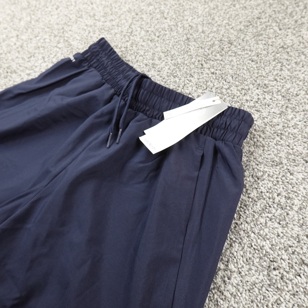 NEW Adidas Shorts Mens S Blue Drawstring Soccer Track Basketball Gym Running Jog